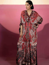 EMBELLISHED SILK KAAFTAN - Rabazka